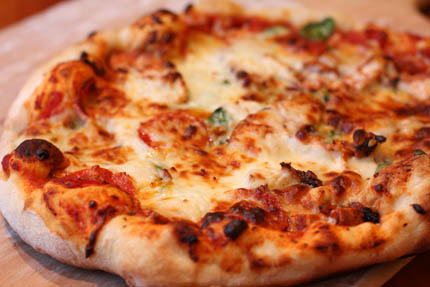 grilled pizza