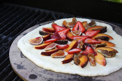 sweet grilled pizza