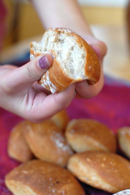 Whole Grain Baguette Buns | Artisan Bread in Five Minutes a Day