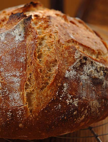 Cloche - Baking Bread in a Clay Pot - Artisan Bread in Five Minutes a Day