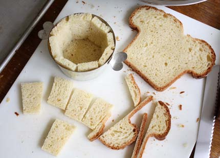 brioche for berry pudding