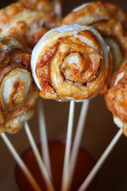 Pizza Pinwheels on a Stick | Artisan Bread in Five Minutes a Day