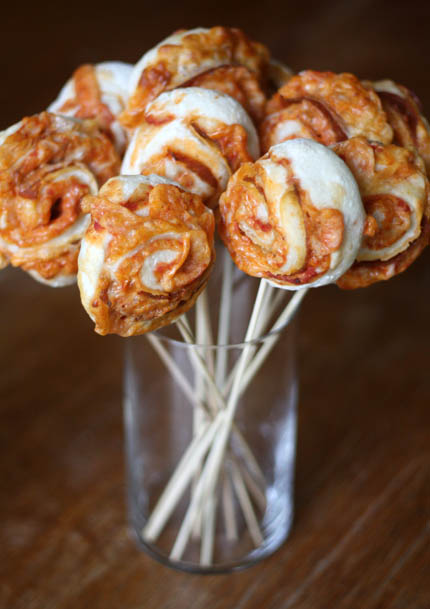 Pizza Pinwheels on a Stick | Artisan Bread in Five Minutes a Day