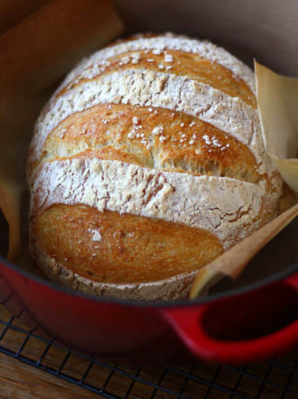 Rustic Bread Baked in a Cast Iron Skillet - 1840 Farm