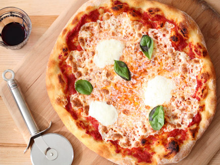 Pizza Margherita fresh from the oven | Artisan Bread in Five Minutes a Day