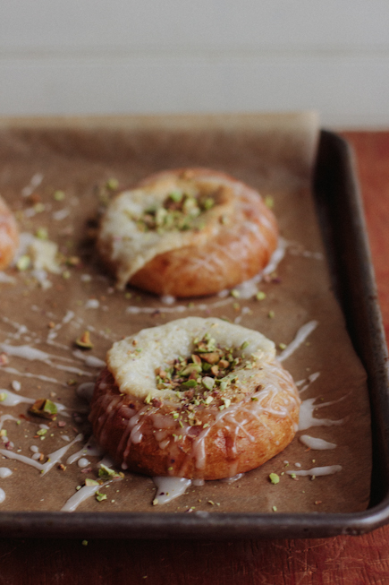 Brioche Danish with Goat Cheese and Pistachios | Bread in 5