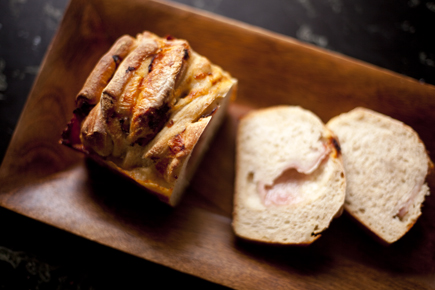Sliced Ham and Cheese Pull-Apart Bread | Artisan Bread in Five Minutes a Day