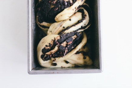 braided chocolate and cacao nib bread | bread in 5