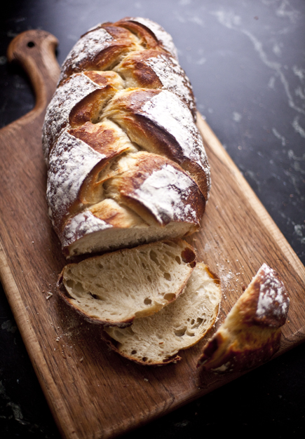 Sliced Braided Peasant Bread | Artisan Bread in Five Minutes a Day