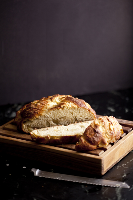 Apple and Honey Challah Sliced | Artisan Bread in Five Minutes a Day