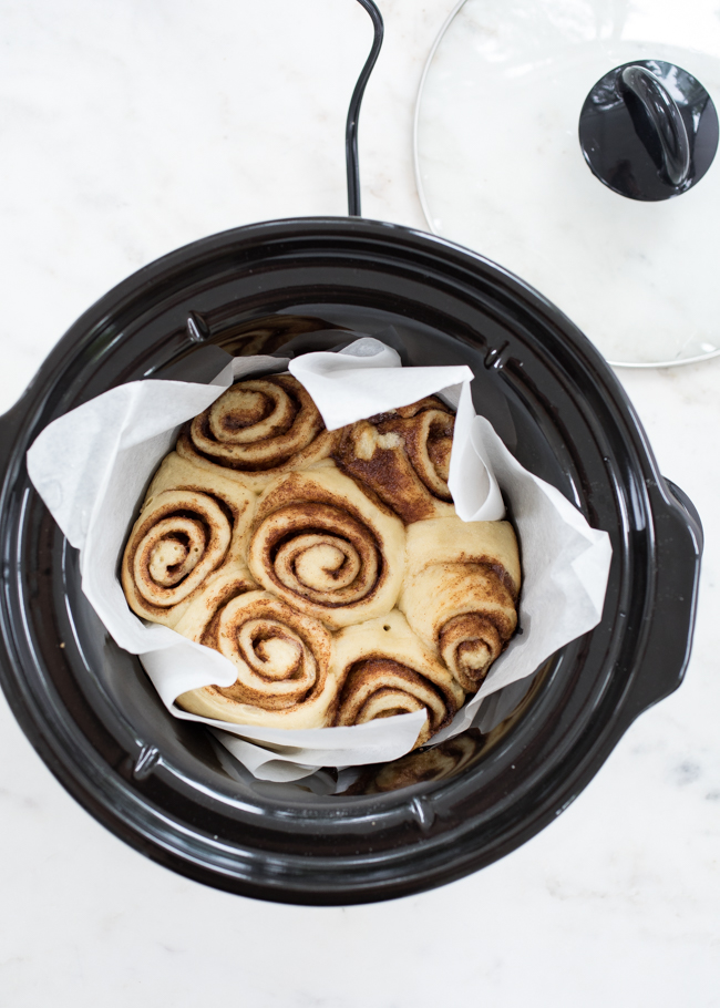 Crock Pot Cinnamon Rolls