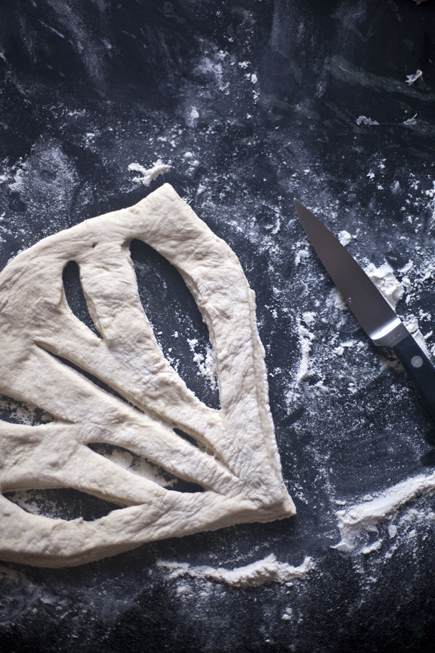 Fougasse Before Baking | Artisan Bread in 5 Minutes a Day
