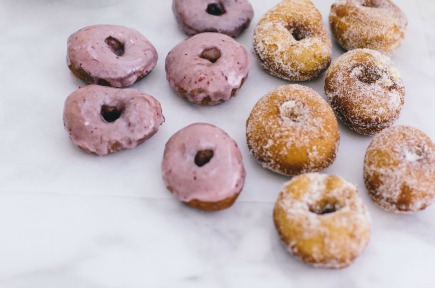 Spelt Donuts with Blood Orange Glaze Recipe | Artisan Bread in Five Minutes a Day