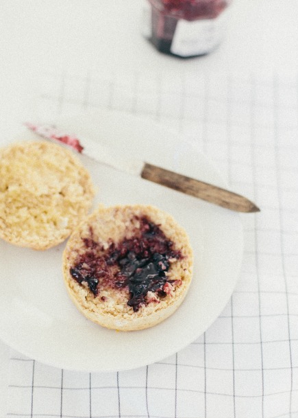 spelt english muffins