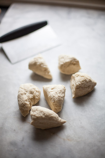 Homemade Matzoh Dough Divided into 6 Pieces | Artisan Bread in Five Minutes a Day