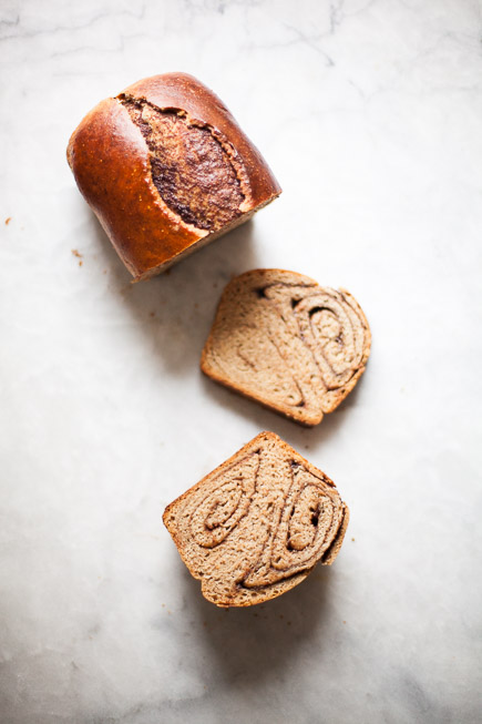 Slices of Nutella Swirl Bread - a Babka Cheat | Artisan Bread in Five Minutes a Day