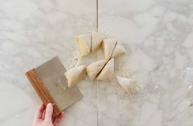 Cut the dough into equal pieces | Artisan Bread in Five Minutes a Day