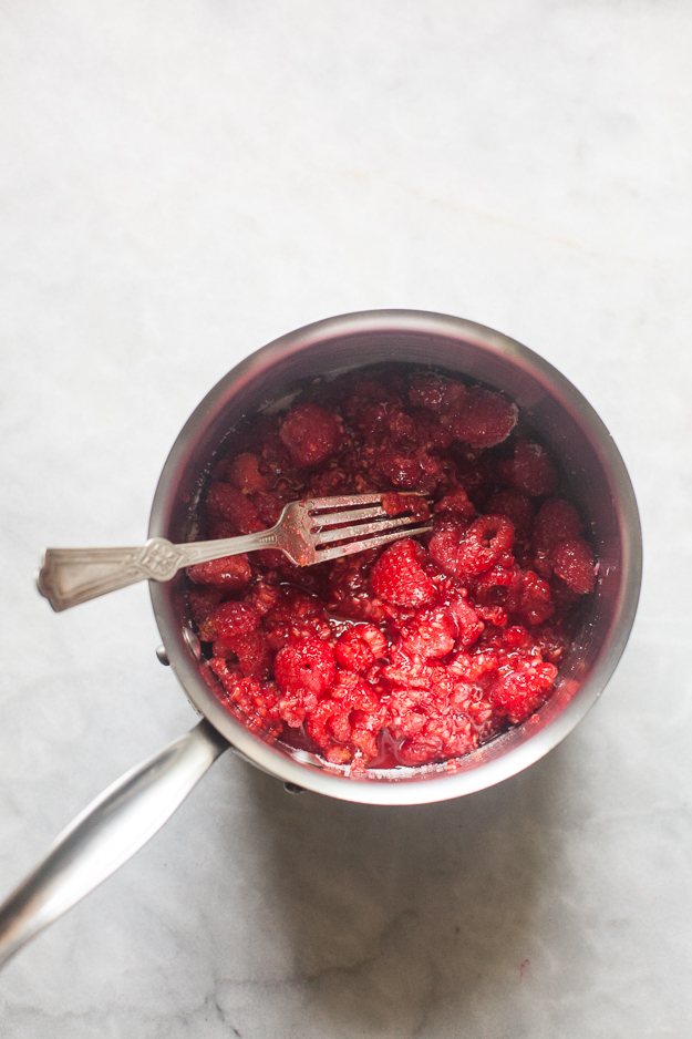 Macerated Raspberries