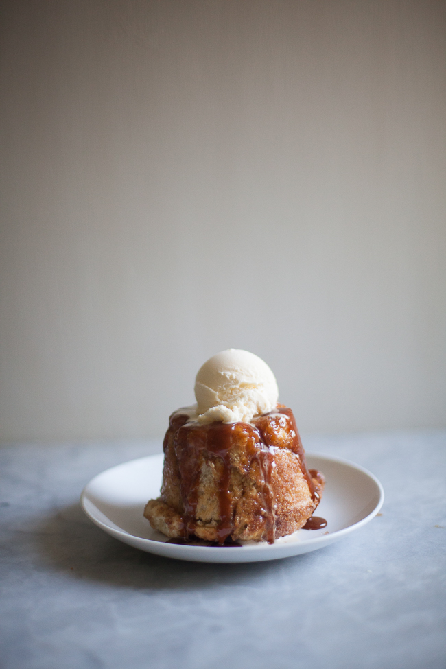 Mini Monkey Bread with Ice Cream on Top | Artisan Bread in 5 Minutes a Day