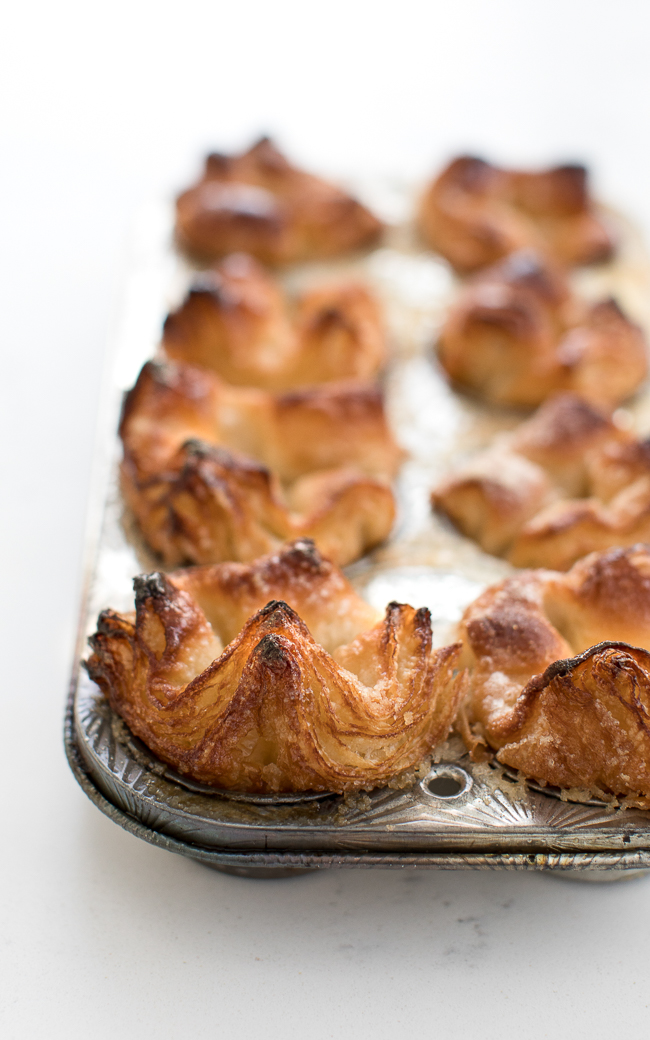 Flaky Caramelized Kouign Amann from Holiday and Celebration Bread in Five Minutes a Day | Bread in 5