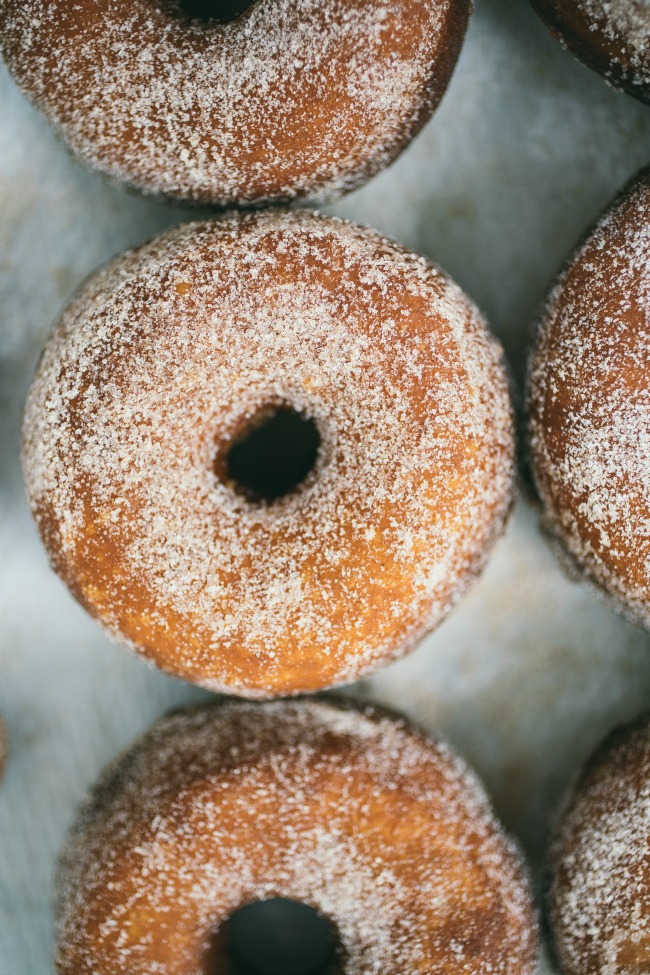 pumpkin brioche doughnuts