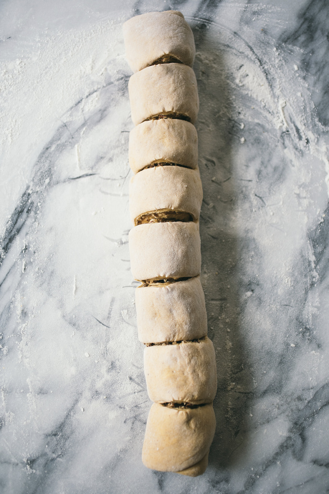 Slicing Nut Rolls Before the Oven | Artisan Bread in Five Minutes a Day