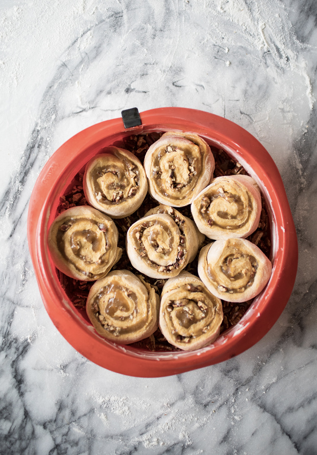 Pumpkin Sticky Buns Before Baking | Artisan Bread in Five Minutes a Day